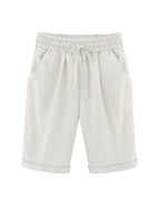 Women's Casual Rolled Cropped Pants