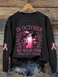Halloween Round Neck Long Sleeve Sweatshirt
