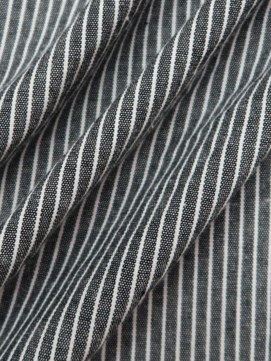 Stripe Basic Loose Kimono