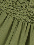 Women's High-Waist Pleated Irregular Hem Cotton And Linen Loose Casual Pants