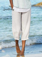 Women's Cotton Linen Comfortable Casual Pants