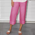 Women's  Cotton And Linen Casual Pants