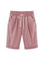 Women's Casual Rolled Cropped Pants