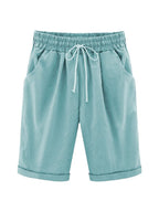 Women's Casual Rolled Cropped Pants