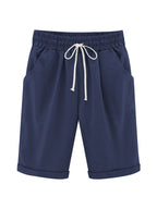 Women's Casual Rolled Cropped Pants