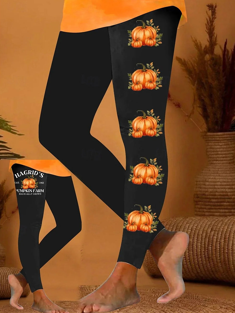 Women Halloween Vintage Long Leggings