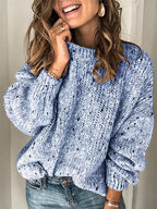 Casual Long Sleeve Vintage Sweater