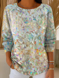 Women's Geometry Abstract Colors Abstract Art Casual Pullover Sweater
