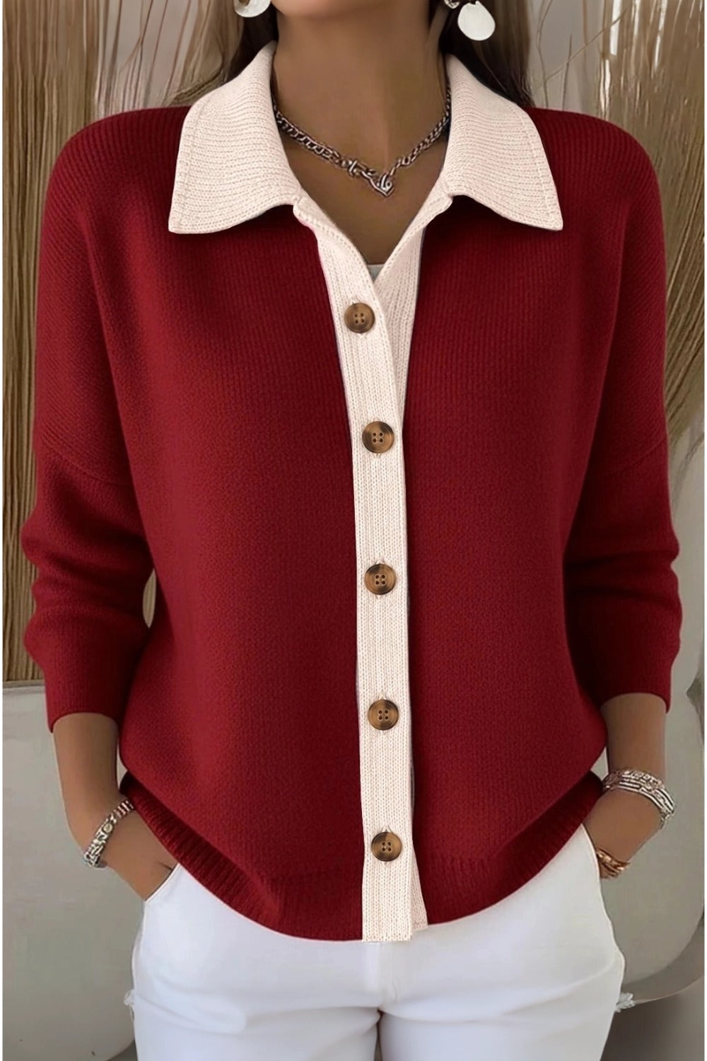 Women Regular Fit Casual Knit Plain Comfy Cardigan