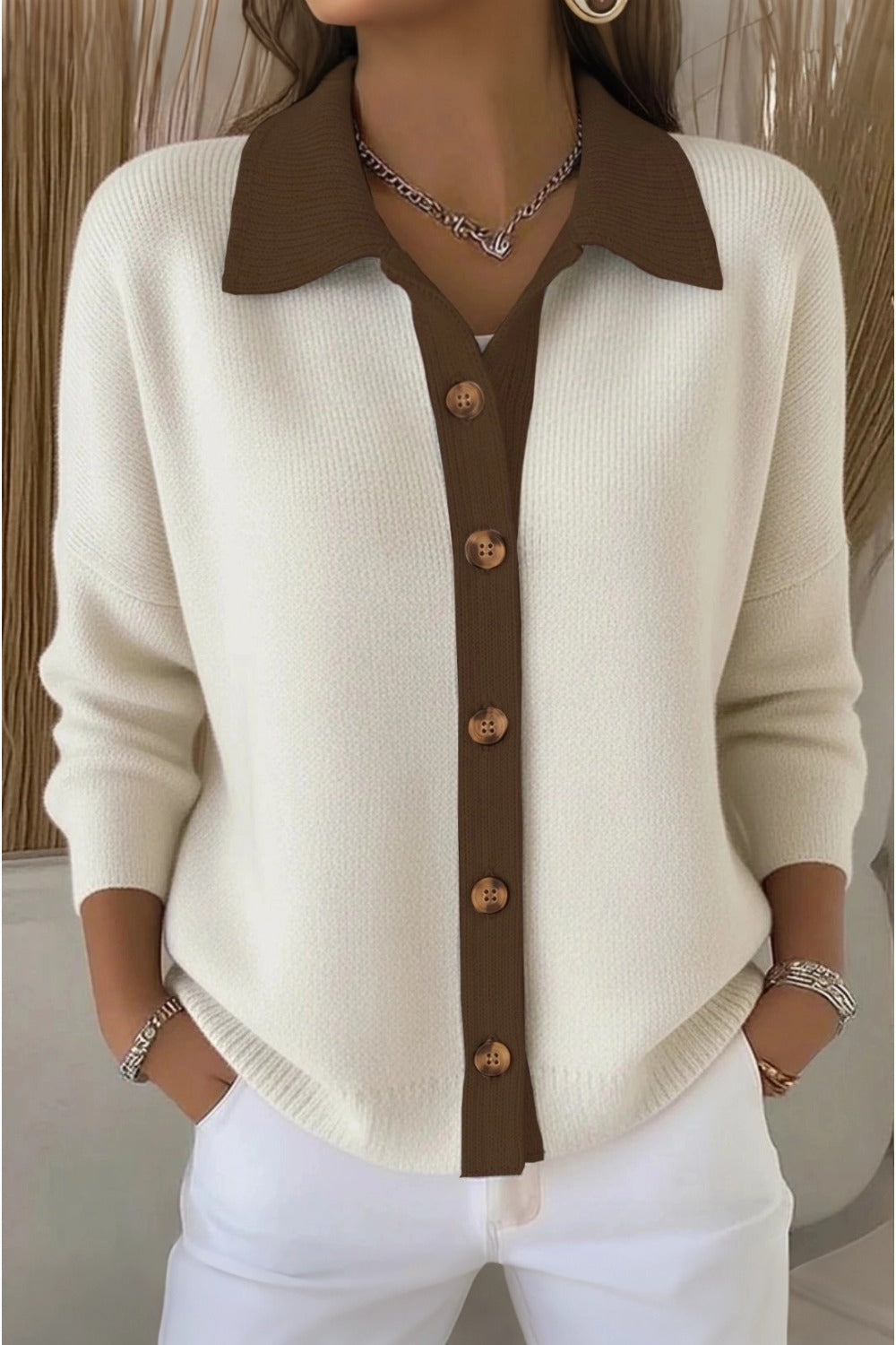 Women Regular Fit Casual Knit Plain Comfy Cardigan