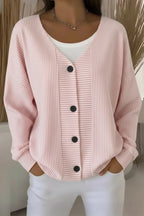 Women Striped Long Sleeve Comfy Casual Cardigan
