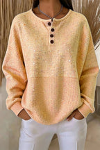 Women Casual Abstract Crew Neck Long Sleeve Sweatshirt