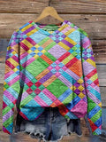 Colorful Casual Sweatshirt