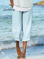 Women's Cotton Linen Comfortable Casual Pants