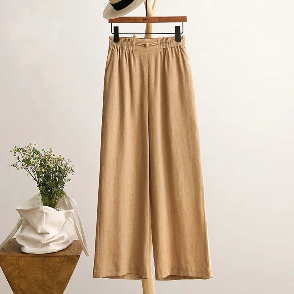 Women's Vintage Stylish Casual Cotton And Linen Loose Pants
