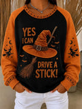 Casual Text Letters Crew Neck Long Sleeve Sweatshirt