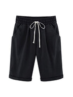 Women's Casual Rolled Cropped Pants