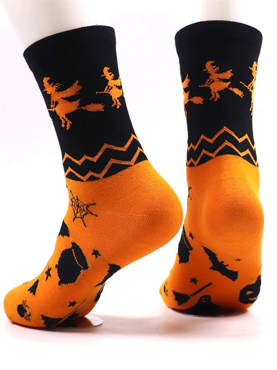 Funny Halloween Couple Casual Socks